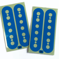 Pickup Stickers for Humbucker // Seymore Duncan SH-1 - Inlay Stickers Jockomo