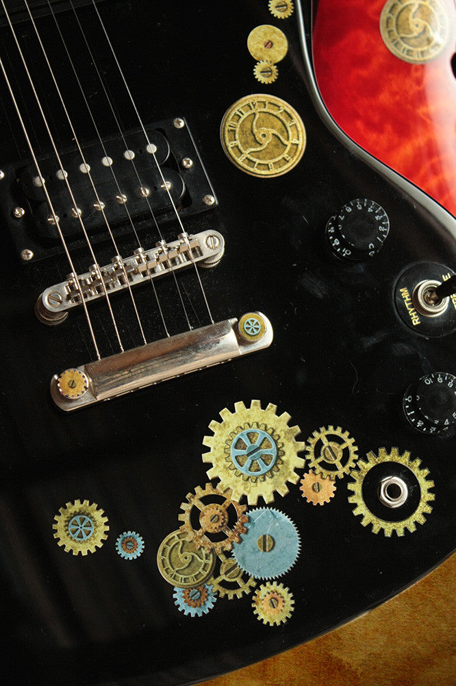 Steampunk Gears Set - Inlay Stickers Jockomo