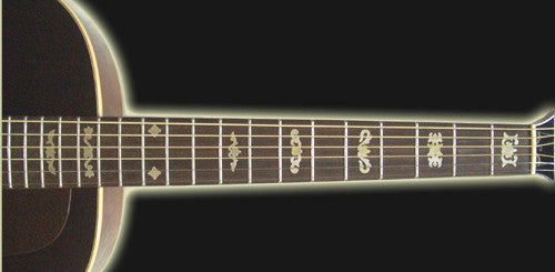 Deluxe#1 - Fret Markers for Guitars - Inlay Stickers Jockomo