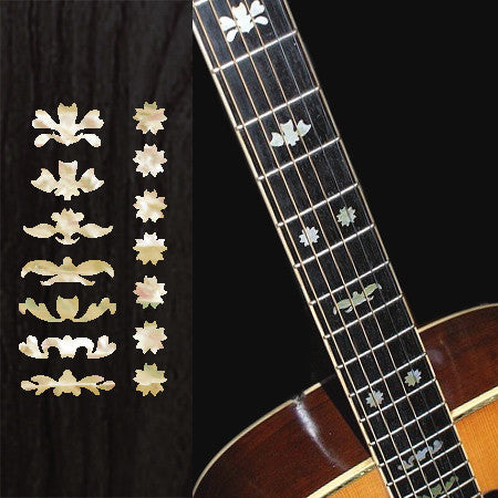 Deluxe#3 - Fret Markers for Guitars - Inlay Stickers Jockomo