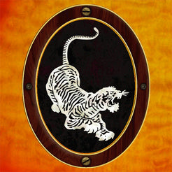 Tiger / Jerry Garcia Grateful Dead - Inlay Stickers Jockomo