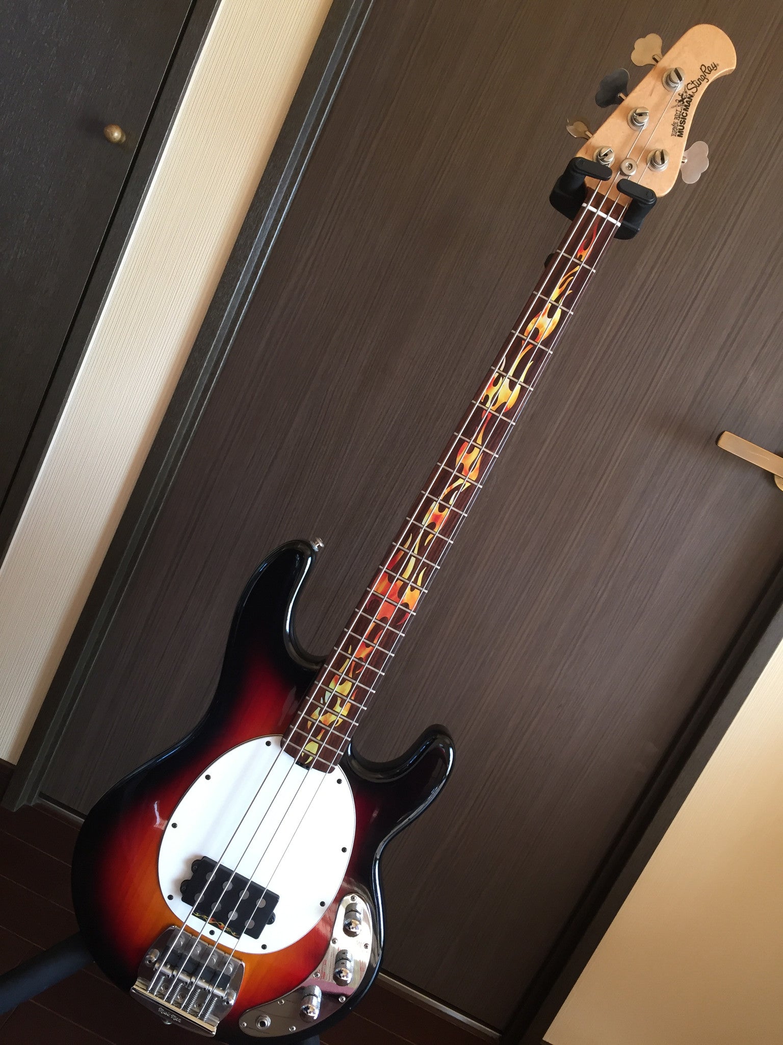 Fire Flames - Fret Markers for Bass - Inlay Stickers Jockomo