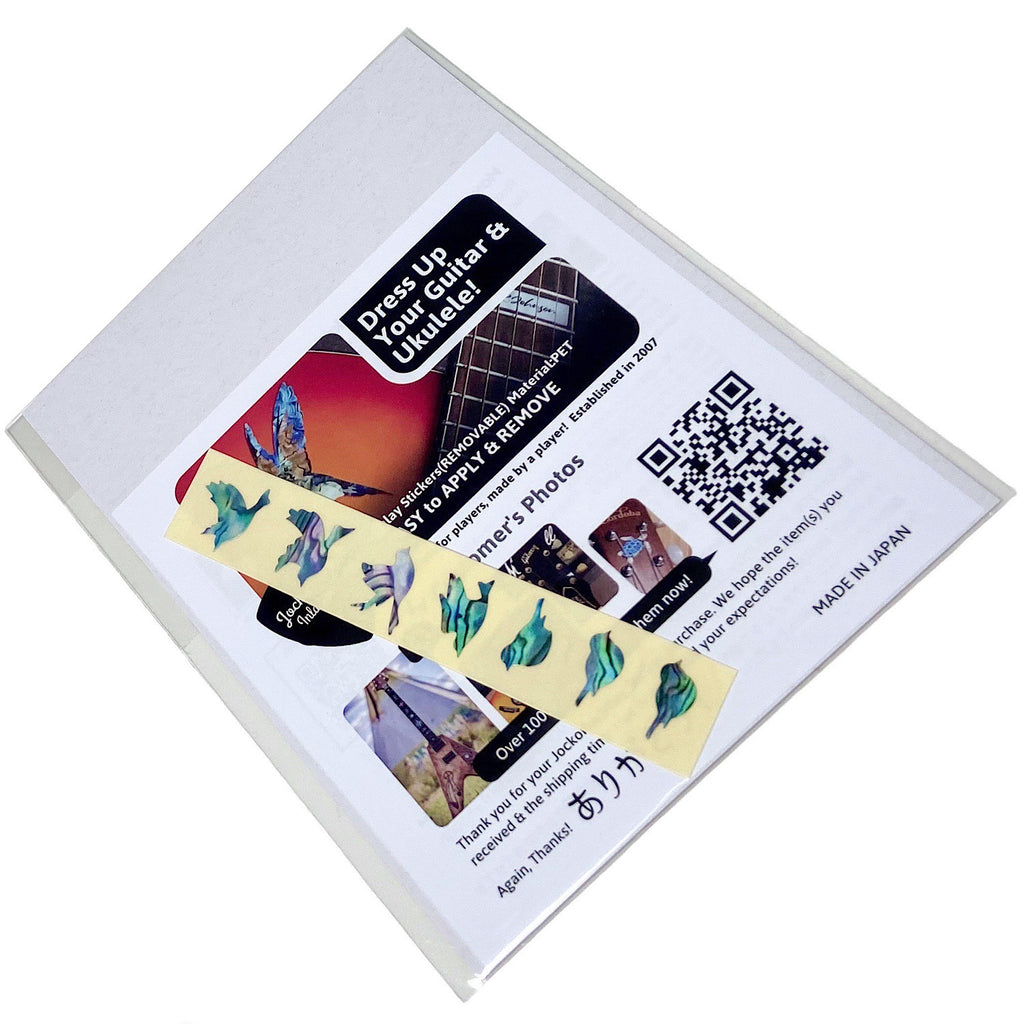 Doves - Fret Markers for Ukuleles - Inlay Stickers Jockomo