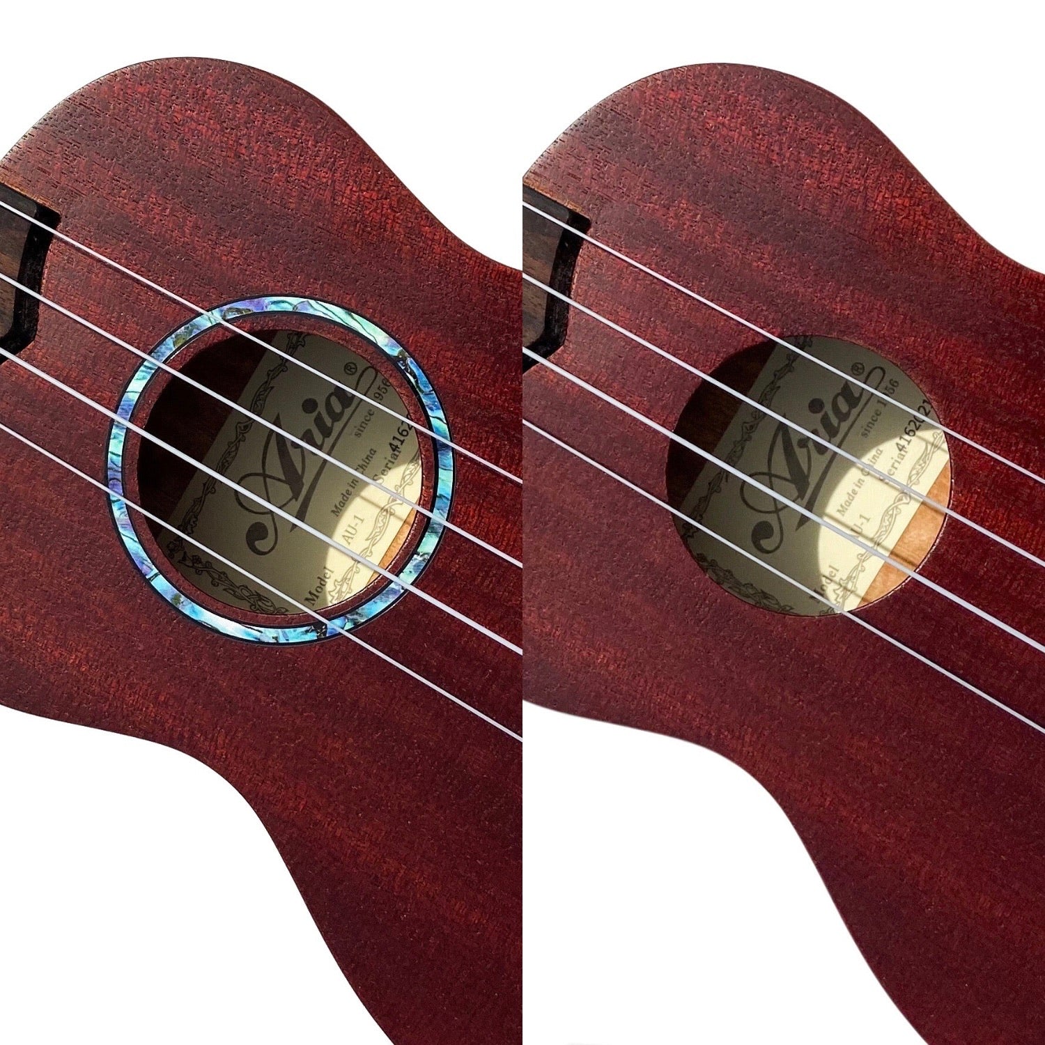 Ukulele Rosette (Abalone Blue) - Inlay Stickers Jockomo