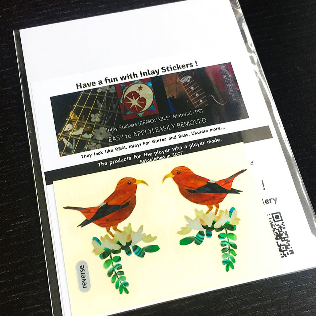 Hawaiian Honeycreepers - Inlay Stickers Jockomo