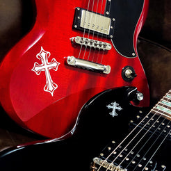 Metallic Tribal Crosses (Large & Small) - Inlay Stickers Jockomo