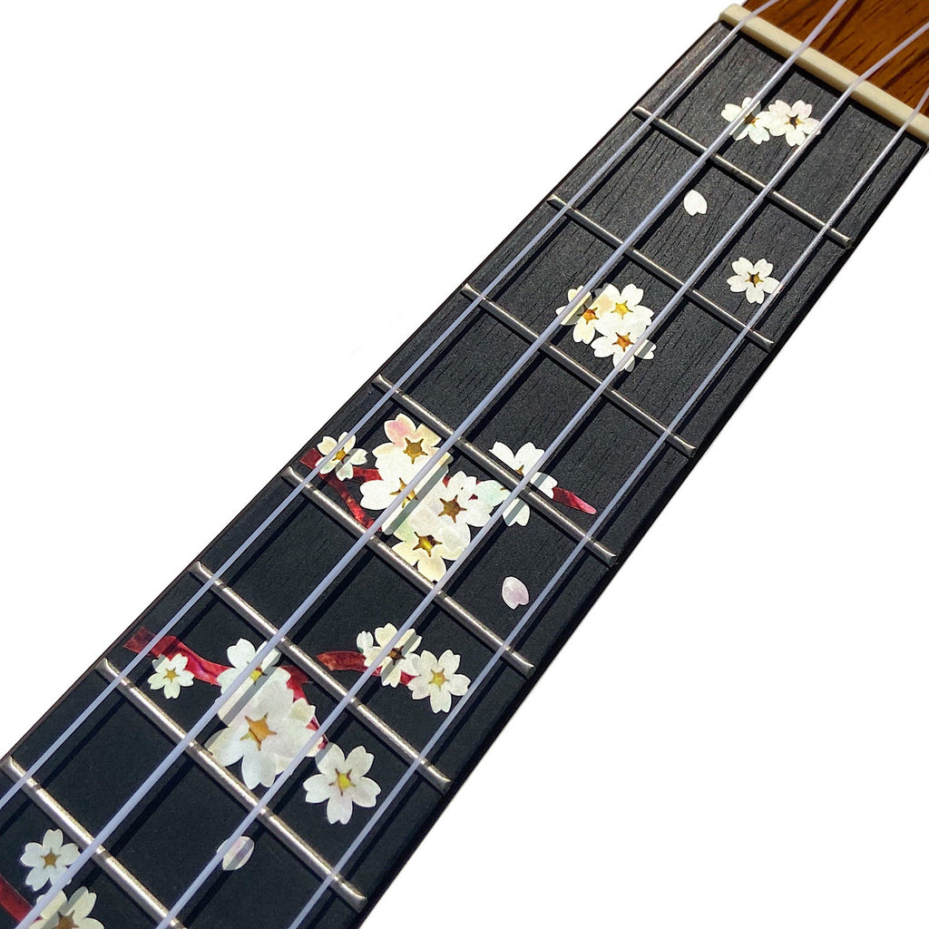 Cherry Blossom / Sakura - Fret Markers for Ukuleles - Inlay Stickers Jockomo