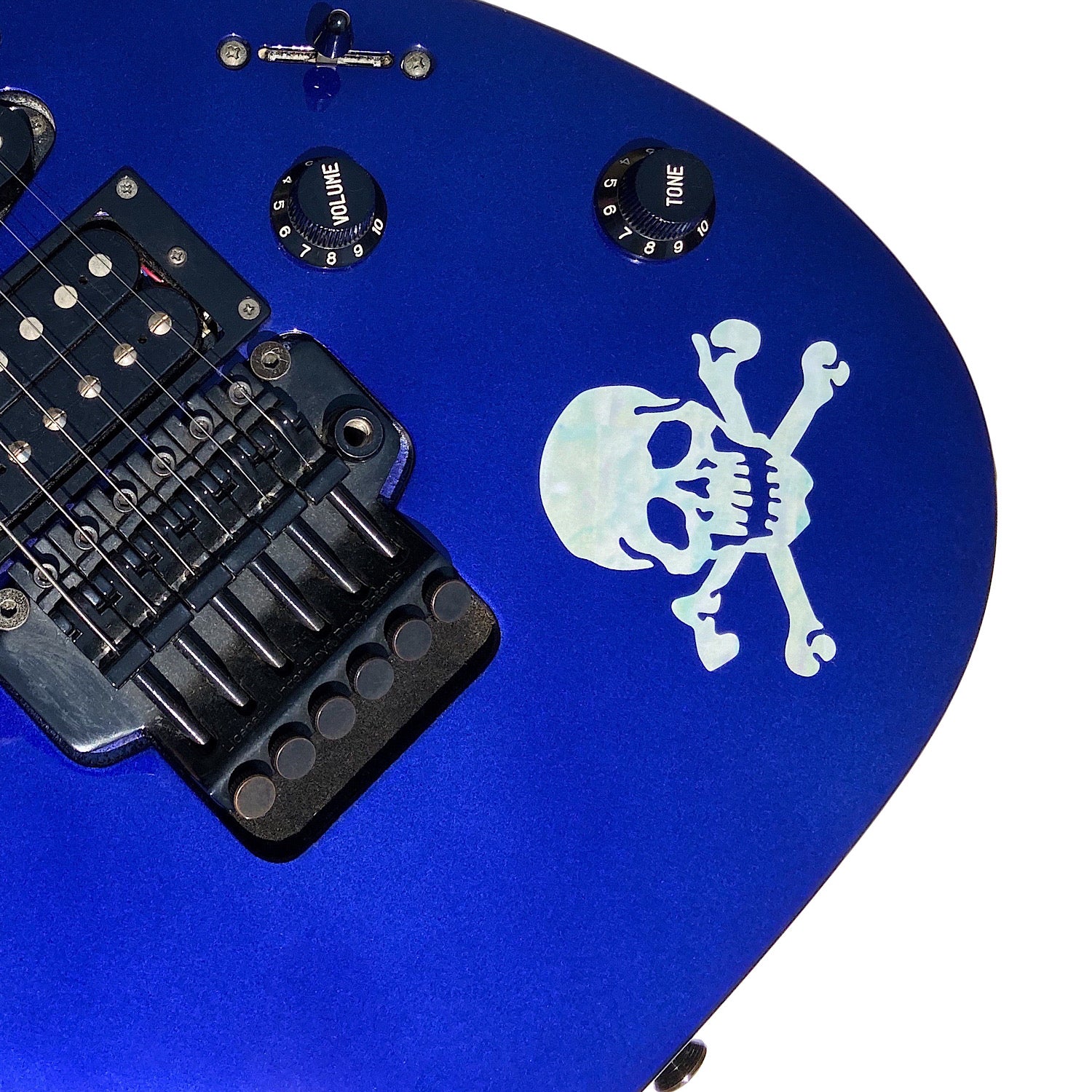 Skull Inlay Sticker for Guitar & Bass