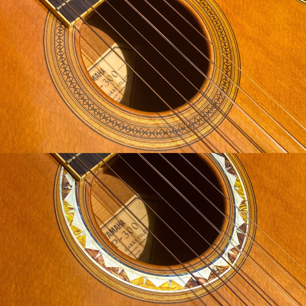 Rosette (Santafe) - Purfling for Guitars - Inlay Stickers Jockomo