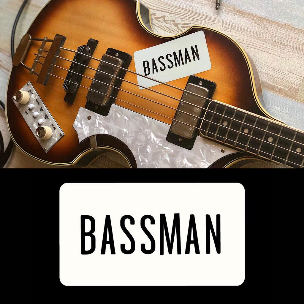 Bassman / Paul McCartney - Inlay Stickers Jockomo