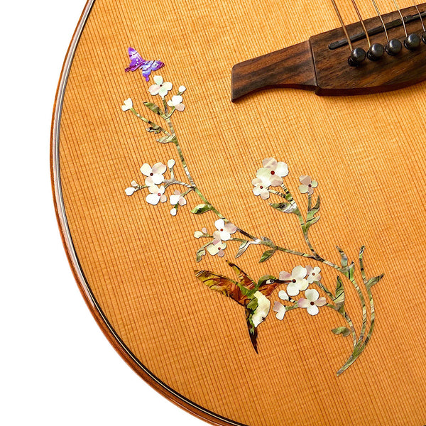 In The Garden Floral Inlay Stickers for Guitar & Bass