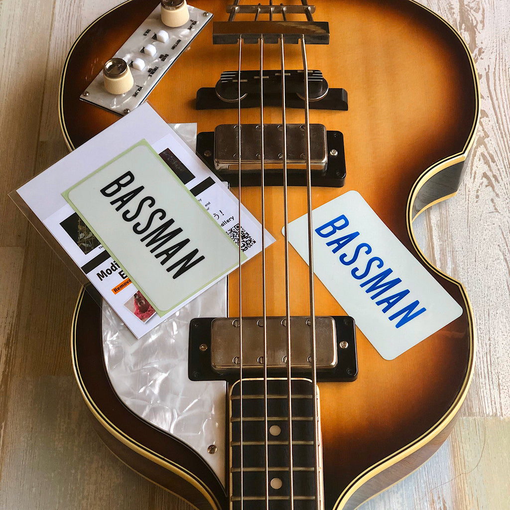 Bassman / Paul McCartney - Inlay Stickers Jockomo