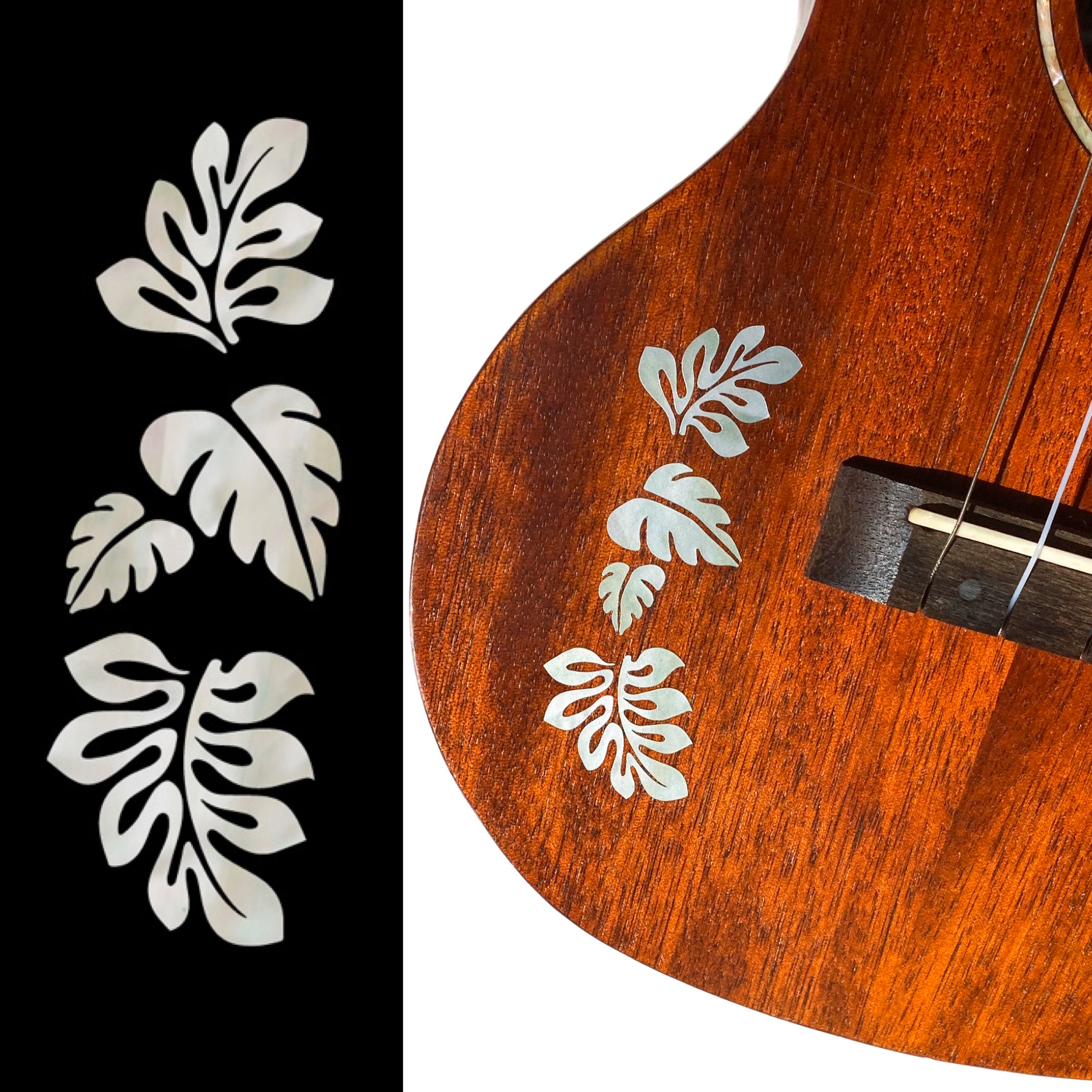 Tropical Monstera Leaves - Inlay Stickers Jockomo
