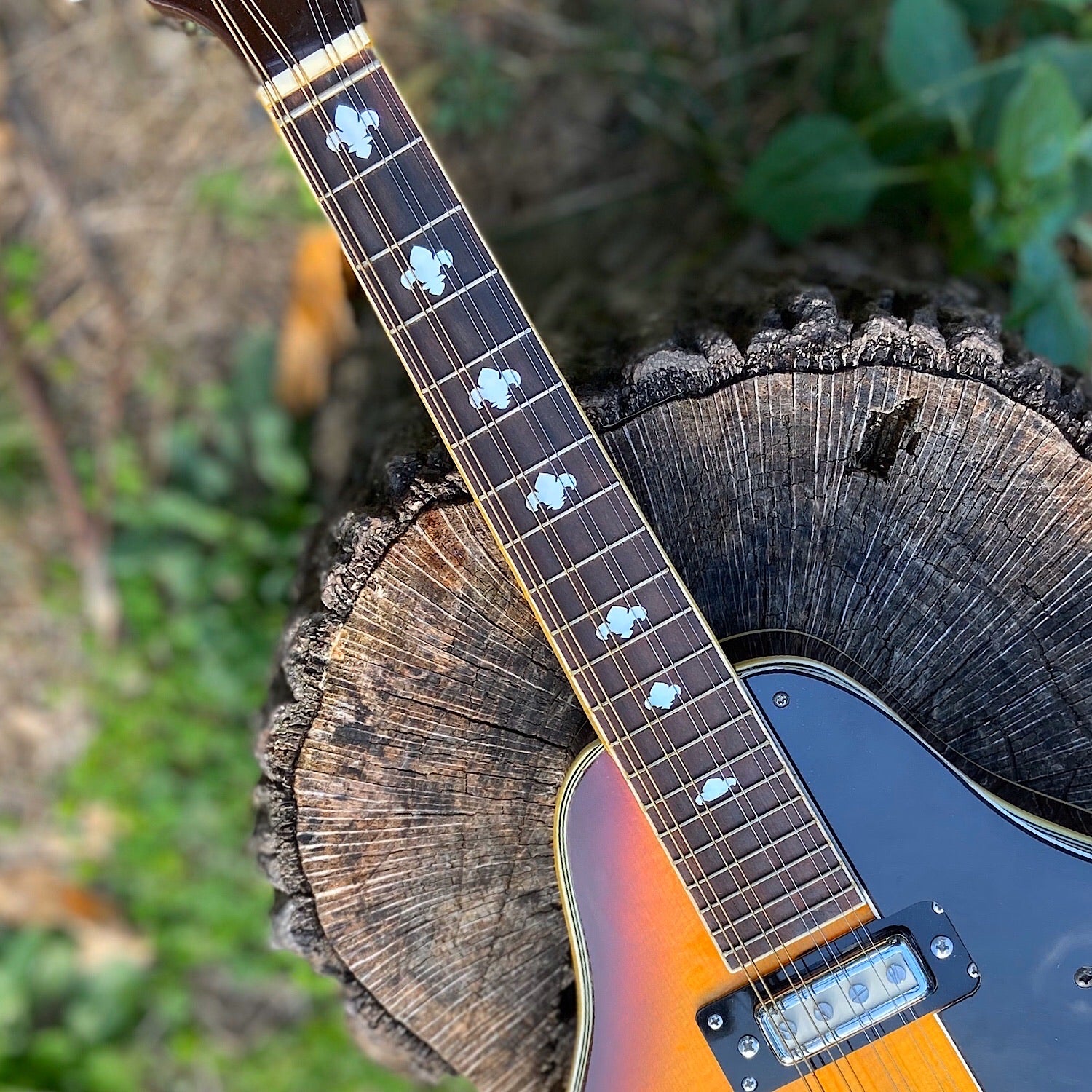 Fleur de Lys - Fret Markers for Mandolins & Ukuleles - Inlay Stickers Jockomo