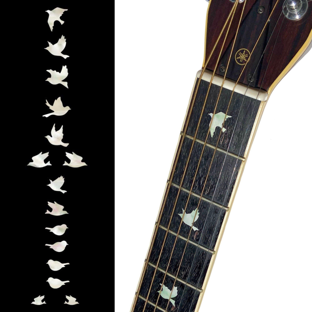 Doves - Fret Markers for Guitars & Bass - Inlay Stickers Jockomo