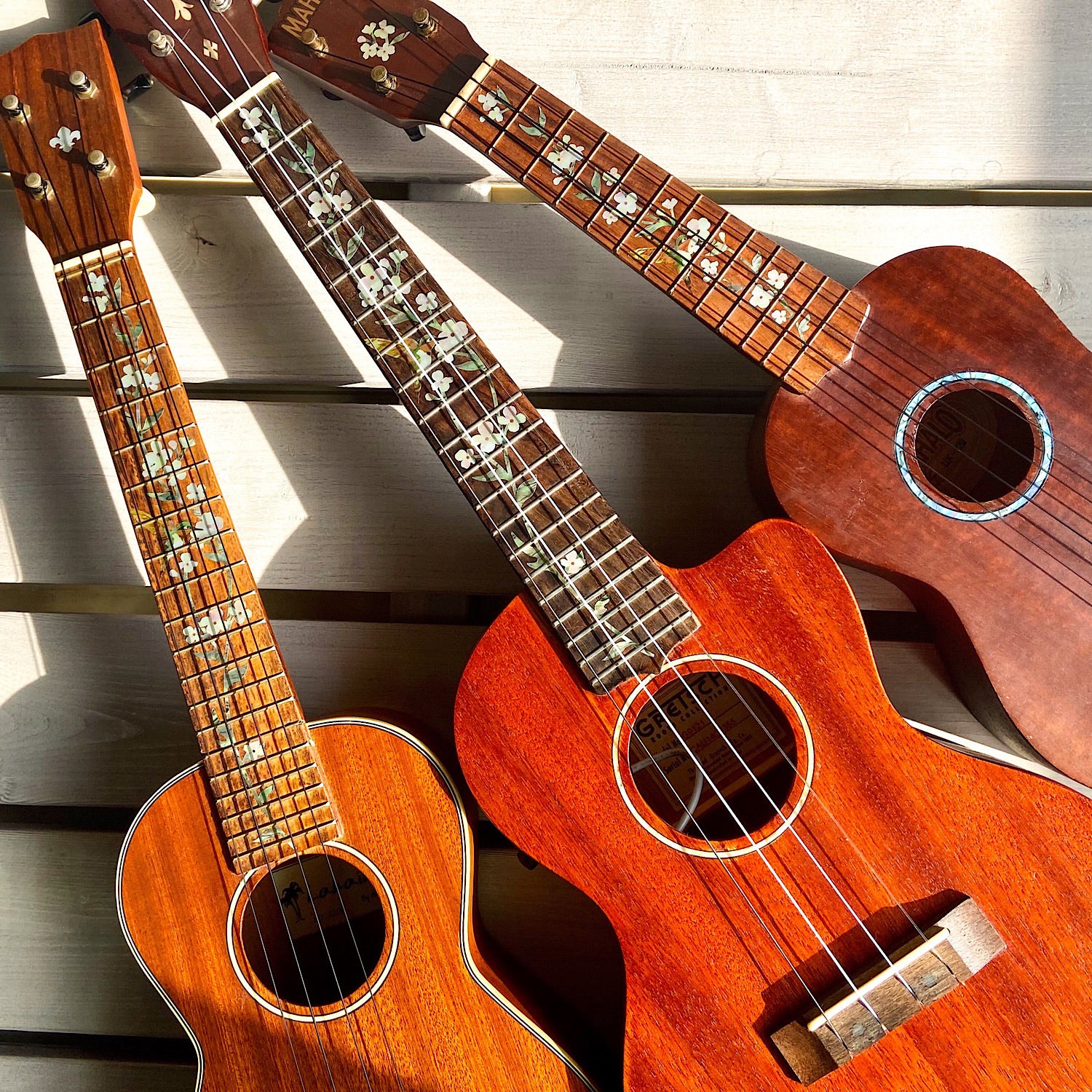 Tree of Life w/Hummingbird - Fret Markers for Ukuleles - Inlay Stickers Jockomo