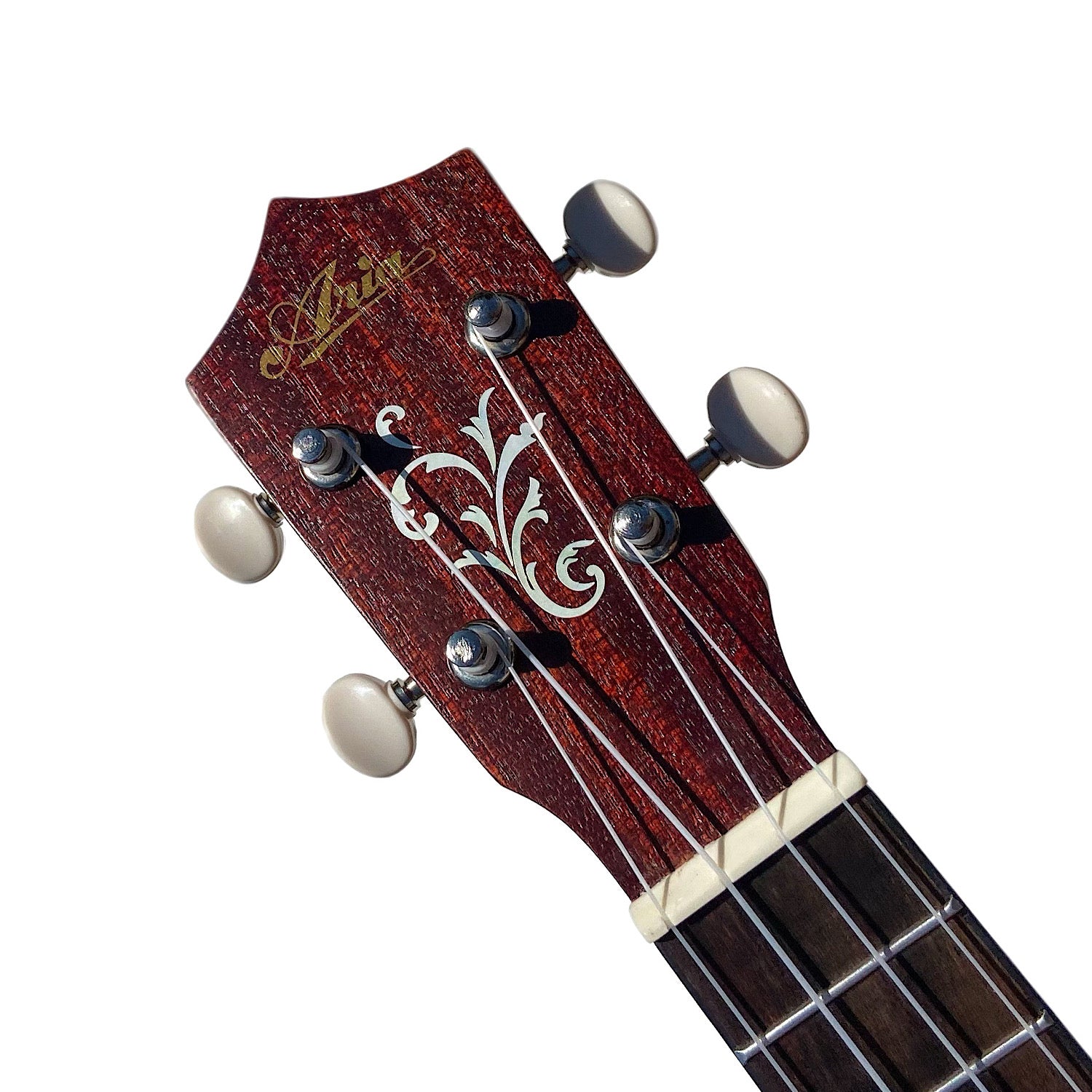 Small Vine Headstock Inlay Sticker for Guitar, Bass & Ukulele