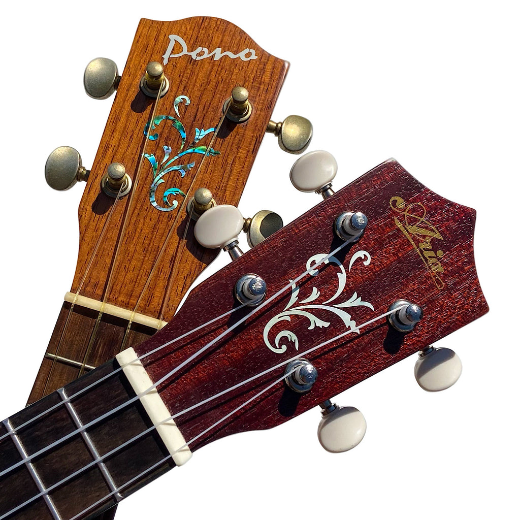 Small Vine - Guitar & Ukulele Headstock - Inlay Stickers Jockomo