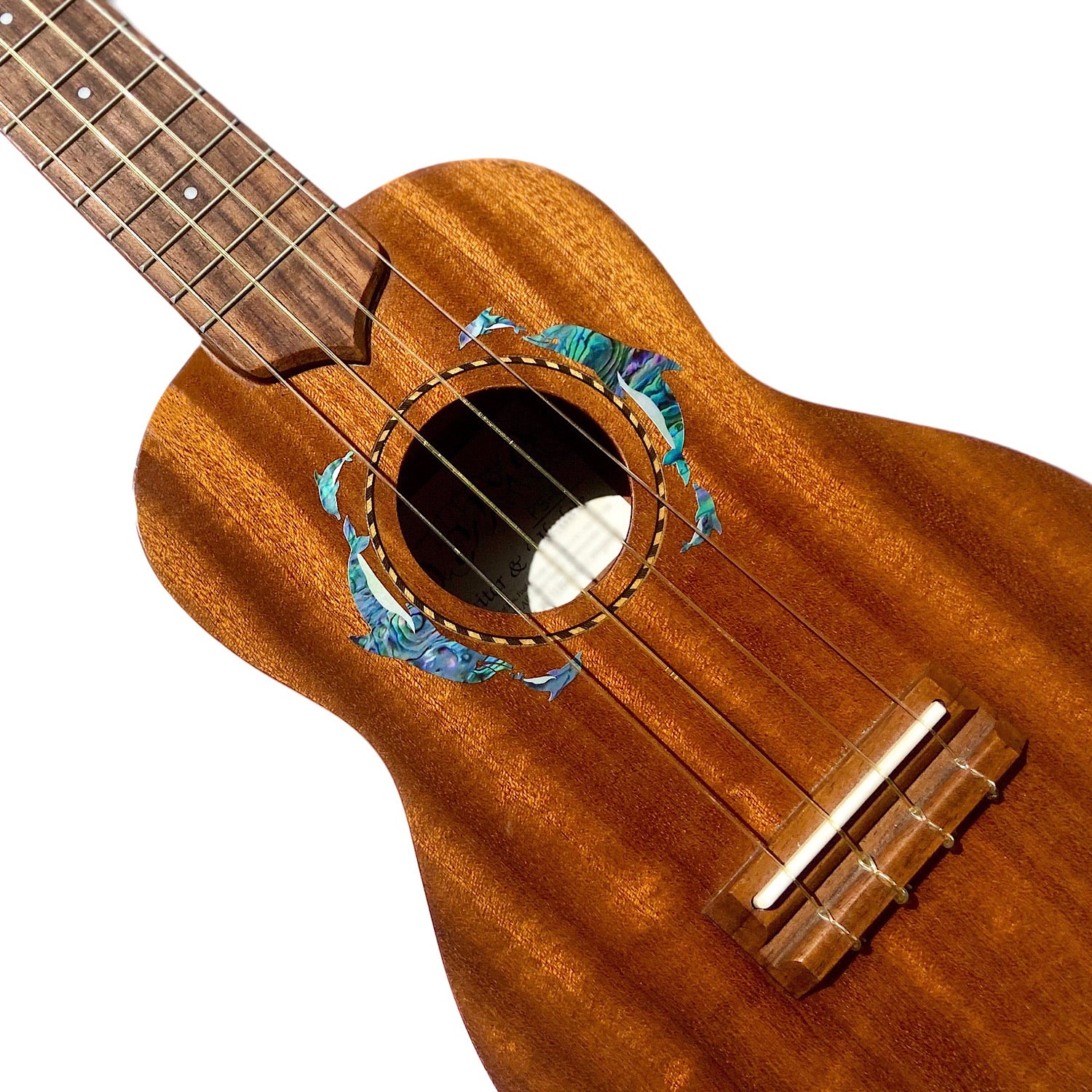 2mm Ukulele Rosette Paua Abalone Curved Strips Sound Hole Inlay ID:65mm T:1.5mm - Foto 3