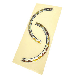 Rosette (Santafe) - Purfling for Guitars - Inlay Stickers Jockomo