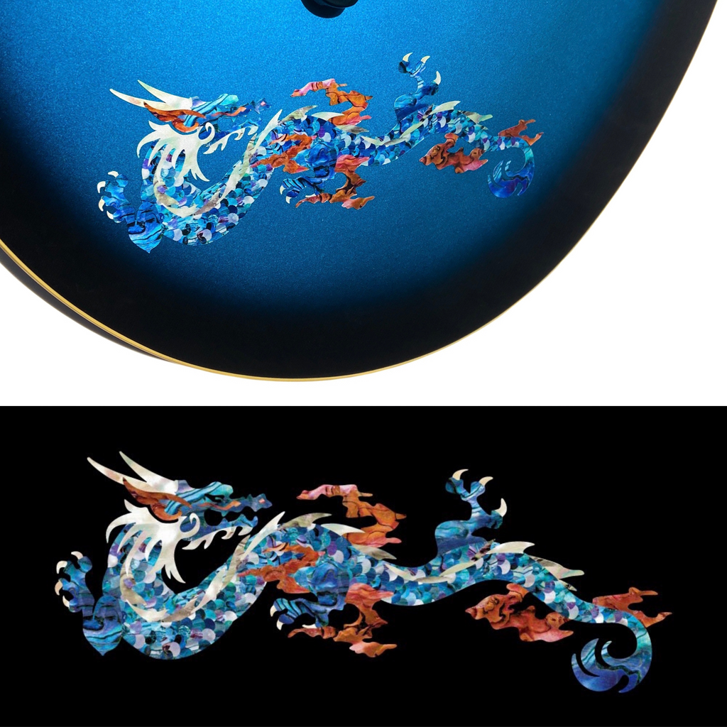 Fire Dragon - Abalone Blue - Inlay Stickers Jockomo