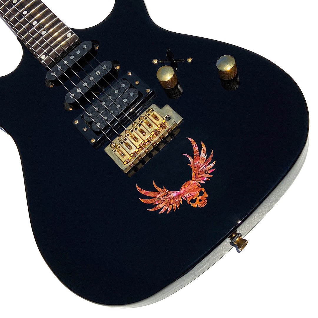 Jackson Inlay Sticker Winged-Skull - Inlay Sticker Decal for Guitars & Bass – Inlay Stickers ...