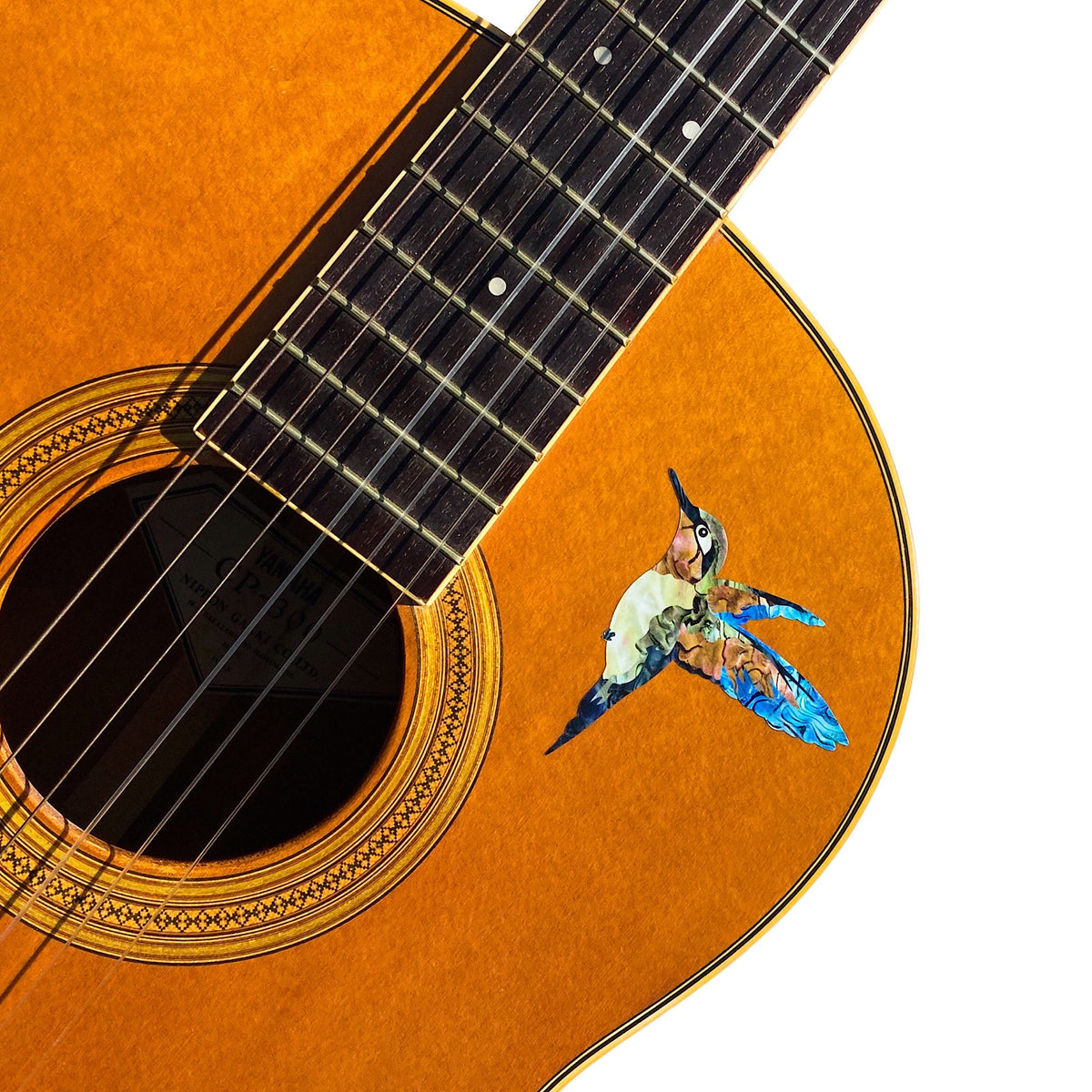 Hummingbird Inlay Sticker for Guitar, Bass & Ukulele