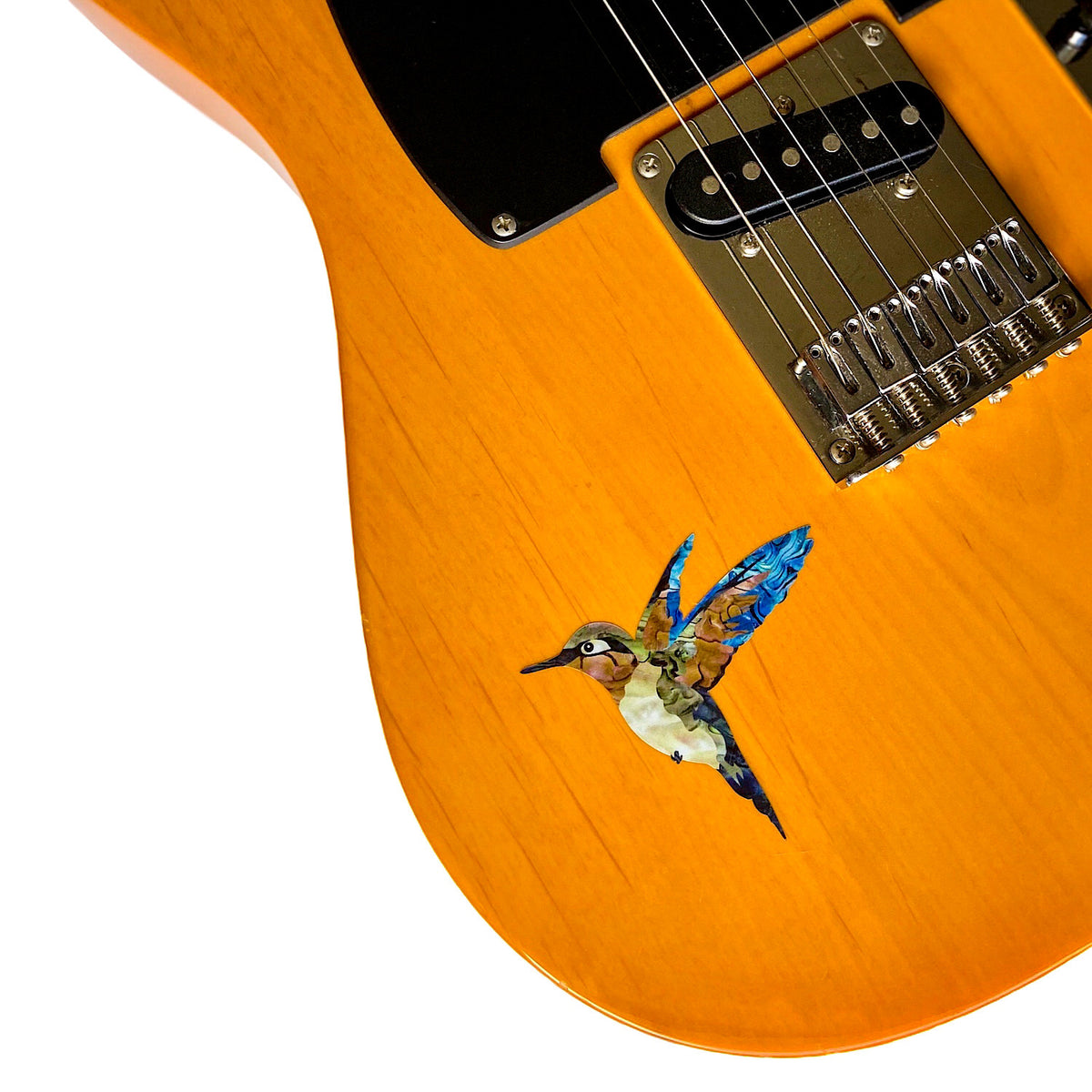 Hummingbird Inlay Sticker for Guitar, Bass & Ukulele