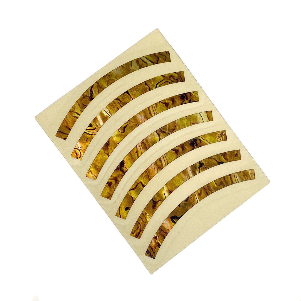 Rosette Stripes (Ocher) - Purfling for Guitars - Inlay Stickers Jockomo
