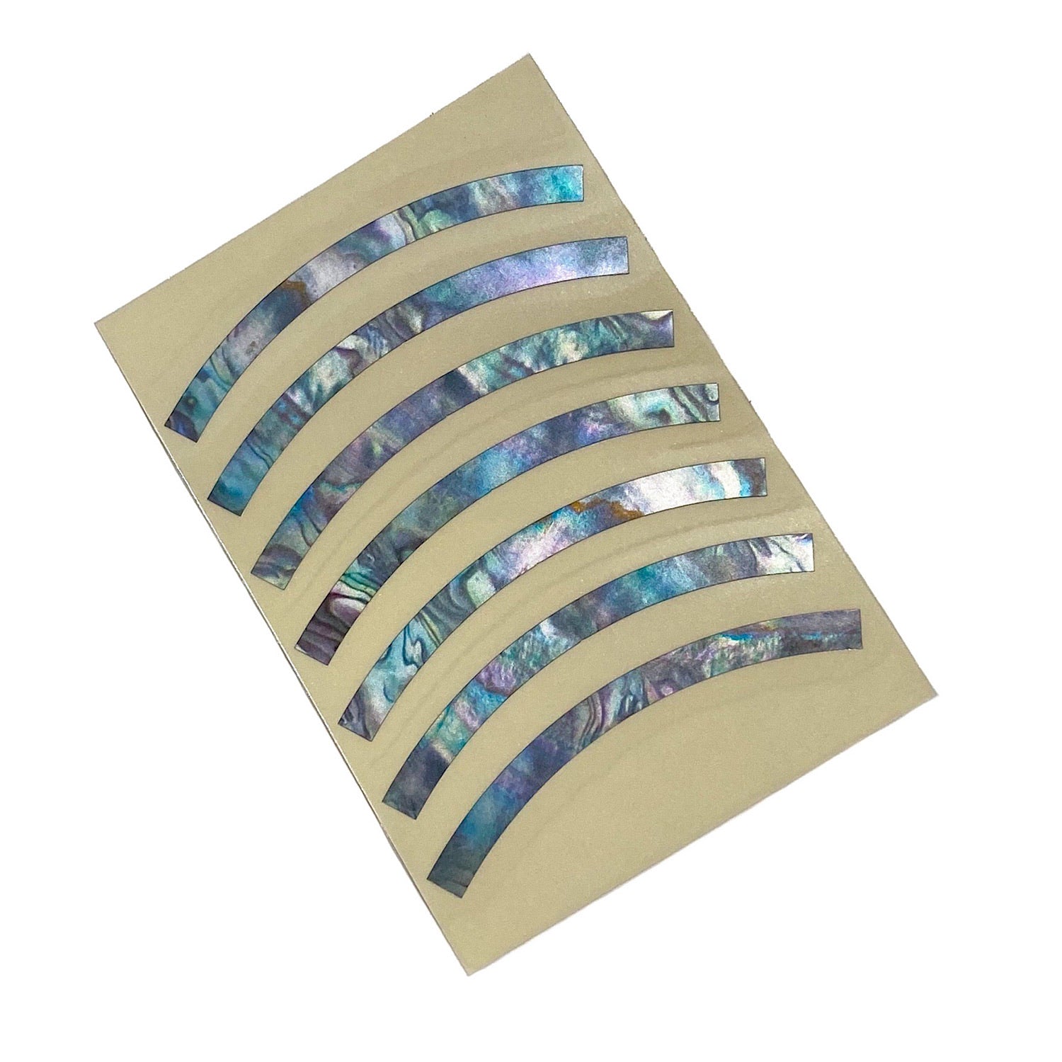 Rosette Stripes Purfling Decals (Abalone Mix) for Acoustic Guitar