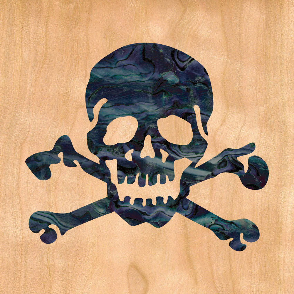 Bone Inlay Sticker Skull Inlay Sticker for Guitar & Bass