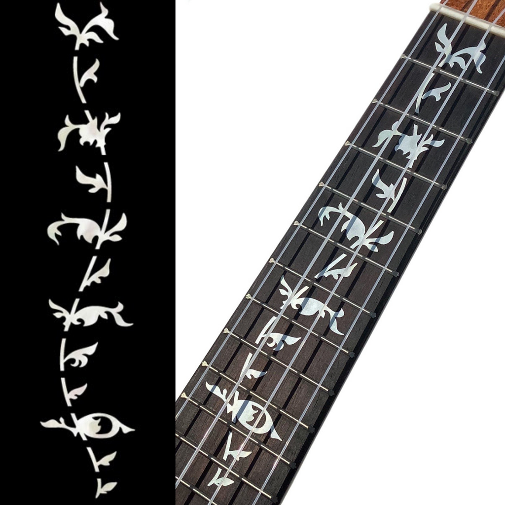 Tree of Life (White Pearl) - Fret Markers for Ukuleles - Inlay Stickers Jockomo