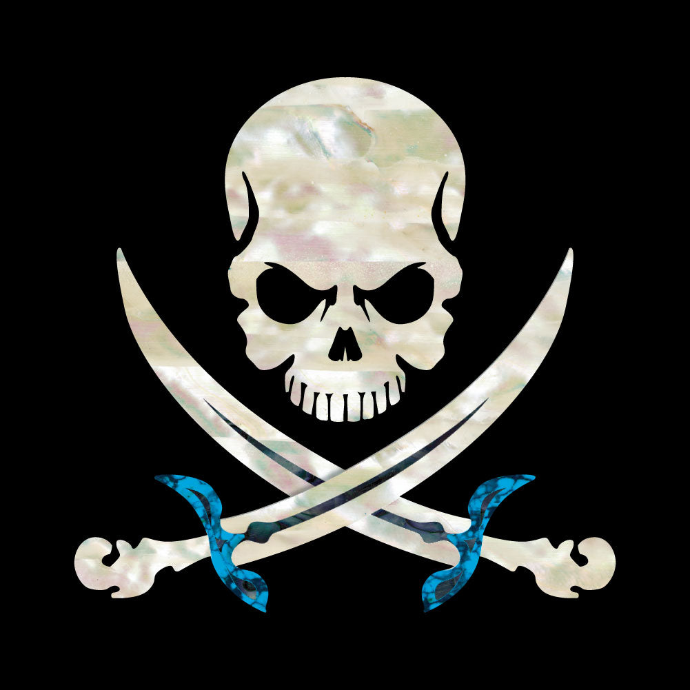 Pirate Skull - Inlay Stickers Jockomo