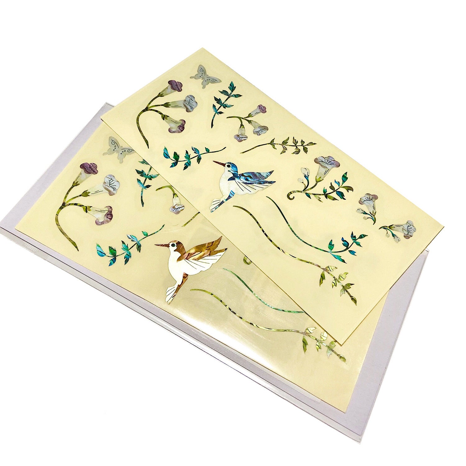 Assorted Hummingbird - Inlay Stickers Jockomo