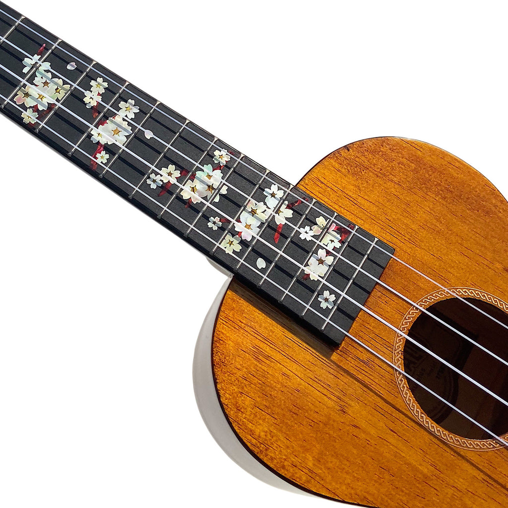 Cherry Blossom / Sakura - Fret Markers for Ukuleles - Inlay Stickers Jockomo