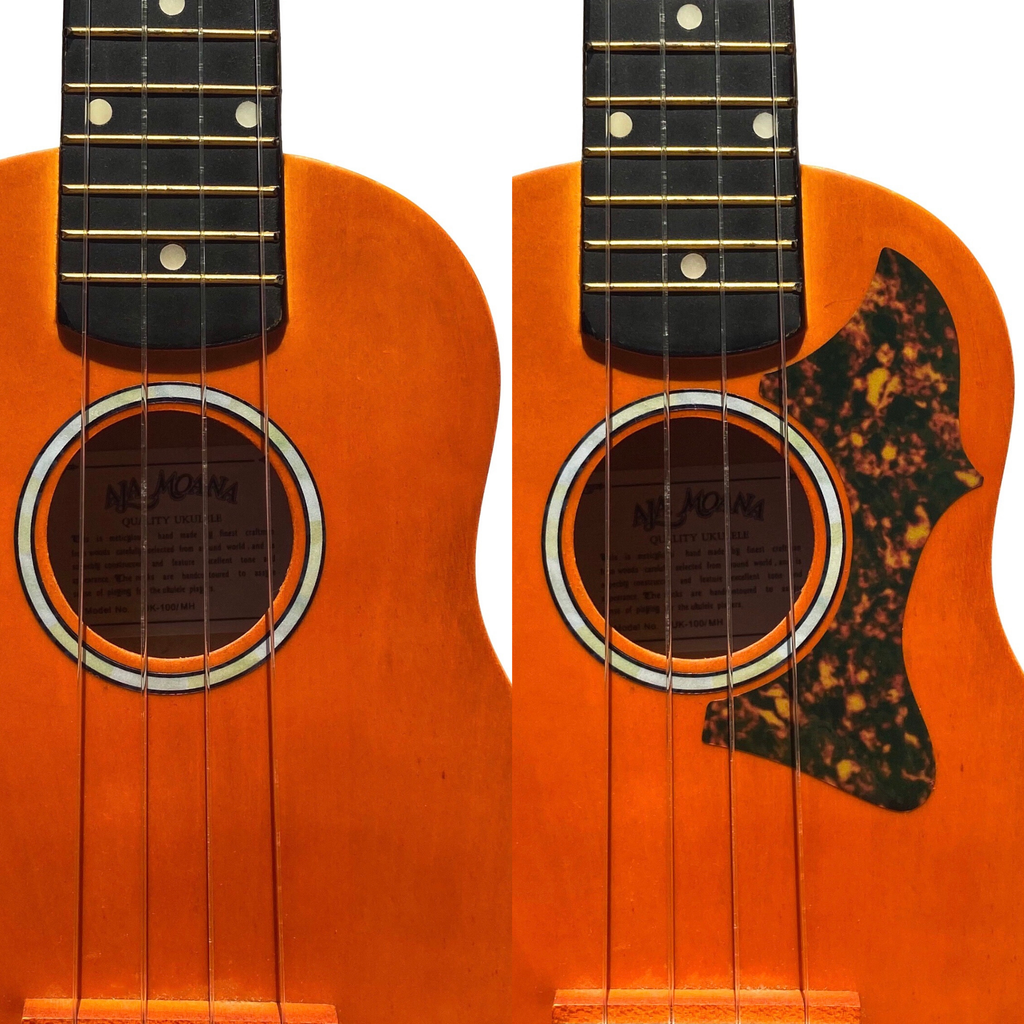 Pickguard Sticker (Amber) for Ukuleles - Inlay Stickers Jockomo