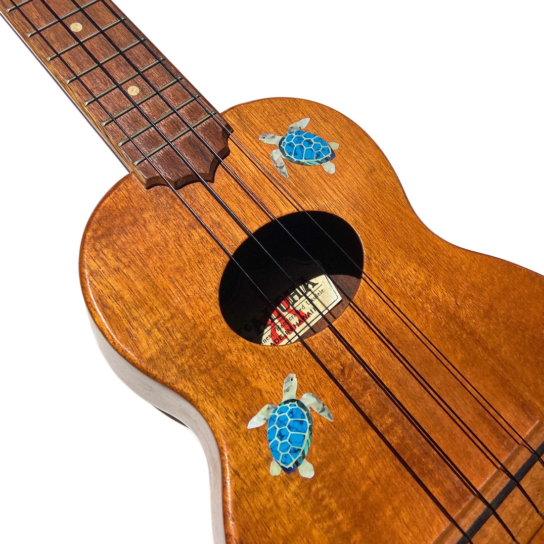 Sea Turtles Inlay Sticker Pair for Ukuleles