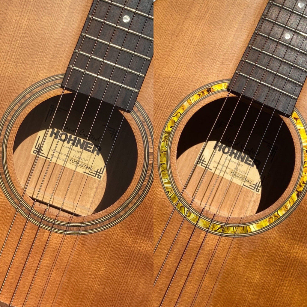 Rosette Stripes (Ocher) - Purfling for Guitars - Inlay Stickers Jockomo