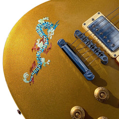 Fire Dragon - White Pearl - Inlay Stickers Jockomo