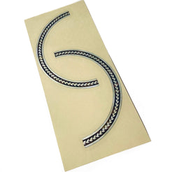 Rosette (Herringbone) - Purfling for Guitars - Inlay Stickers Jockomo