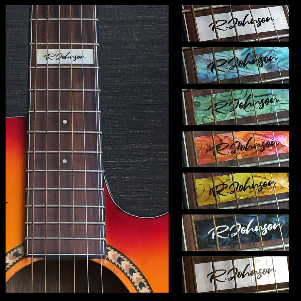 Custom-Made 12th Fret Marker for Guitars - Inlay Stickers Jockomo