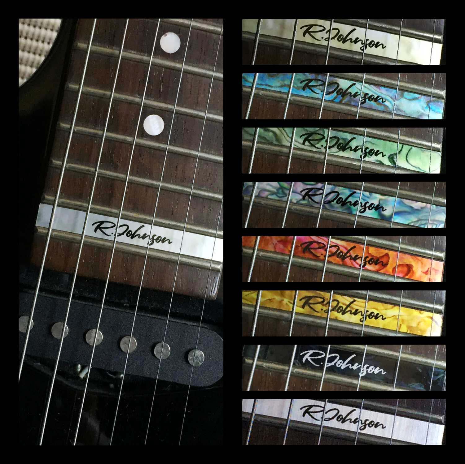 Custom-Made 24th Fret Marker for Guitars - Inlay Stickers Jockomo