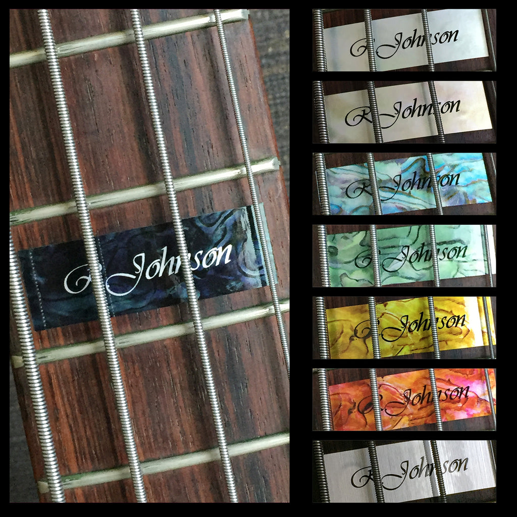 Custom-Made 12th Fret Marker for Bass - Inlay Stickers Jockomo