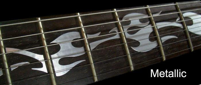 Fire Flames - Fret Markers for Guitars - Inlay Stickers Jockomo