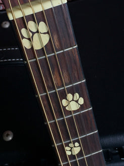 Animal Foot Prints - Fret Markers for Guitars & Bass - Inlay Stickers Jockomo