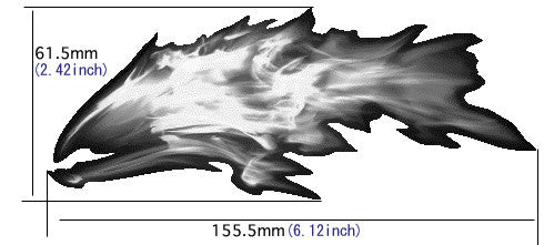 Real Fire Flame-Burning  Inlay Stickers Decals Guitar Bass - Inlay Stickers Jockomo