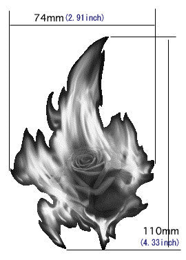 Rose In The Fire - Inlay Stickers Jockomo