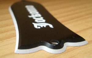 Bell/Regular(Les Paul) 2-Hole Custom Engraved Truss Rod Cover - Inlay Stickers Jockomo