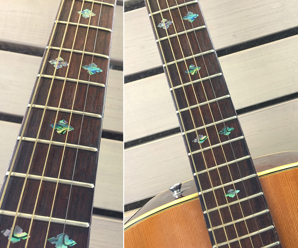 Traditional Slotted Diamonds - Fret Markers for Guitars, Bass & Ukuleles - Inlay Stickers Jockomo
