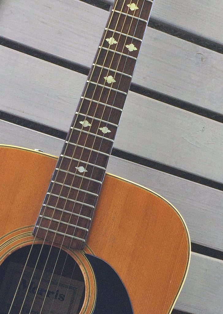 Traditional Slotted Diamonds - Fret Markers for Guitars, Bass & Ukuleles - Inlay Stickers Jockomo